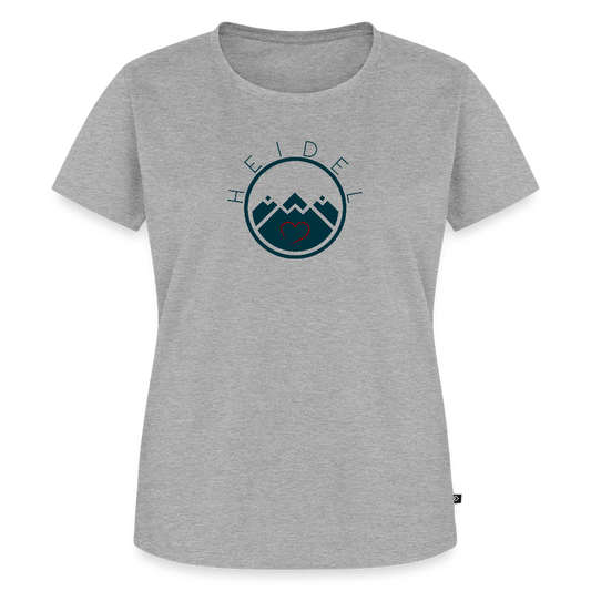 DAMEN ORGANIC SHIRT  - HEIDELSTORE TRANSPARENT - Grau meliert