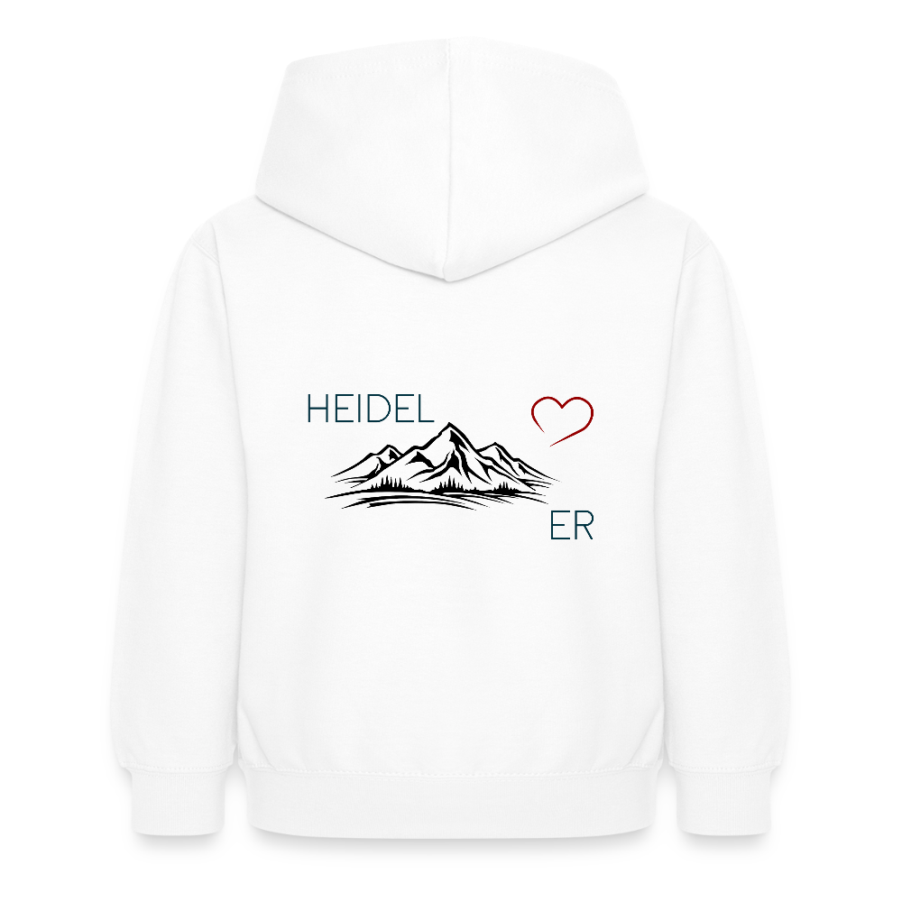 KINDER PREMIUM HOODIE - HEIDEL(BERG)ER TRANSPARENT - Weiß