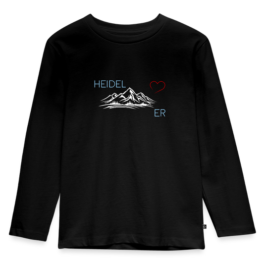 KINDER PREMIUM LANGARM-SHIRT - HEIDEL(BERG)ER DARK - Schwarz