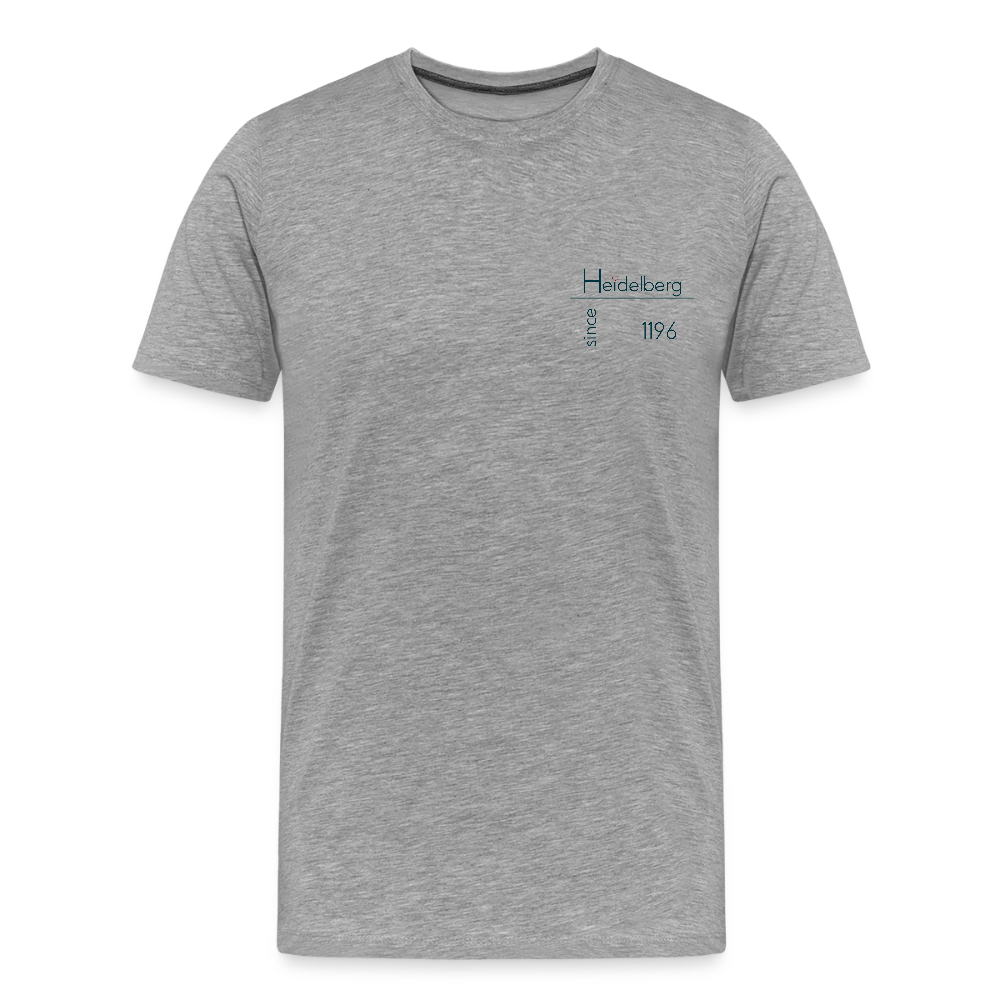 HERREN ORGANIC SHIRT - HEIDELBERG SINCE TRANSPARENT - Grau meliert