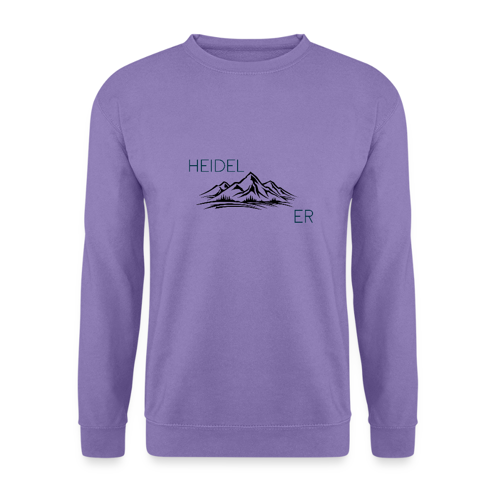 UNISEX SWEATSHIRT - HEIDEL(BERG)ER TRANSPARENT - Lavendel