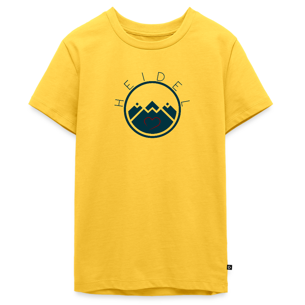 TEENAGER PREMIUM SHIRT - HEIDELSTORE TRANSPARENT - Gelb