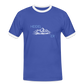 HERREN KONTRAST SHIRT- HEIDEL(BERG)ER DARK - Blau/Weiß