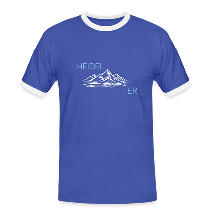 HERREN KONTRAST SHIRT- HEIDEL(BERG)ER DARK - Blau/Weiß