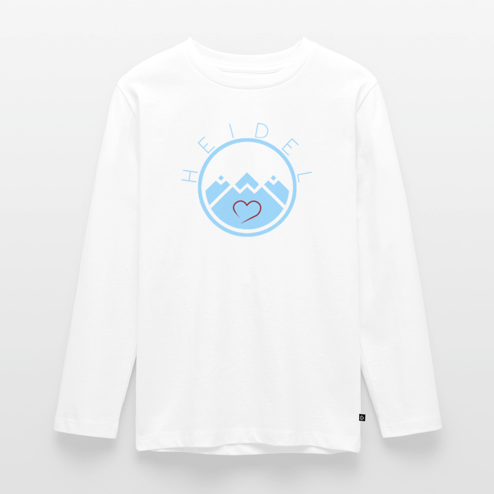 TEENAGER PREMIUM LANGARM-SHIRT - HEIDELSTORE DARK - Weiß