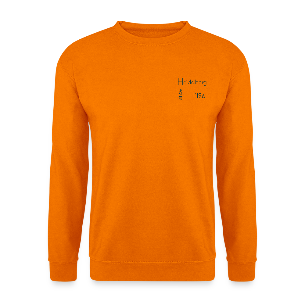 UNISEX SWEATSHIRT  - HEIDELBERG SINCE TRANSPARENT - Orange