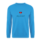 UNISEX SWEATSHIRT - ALLA GUT TRANSPARENT - Meeresblau