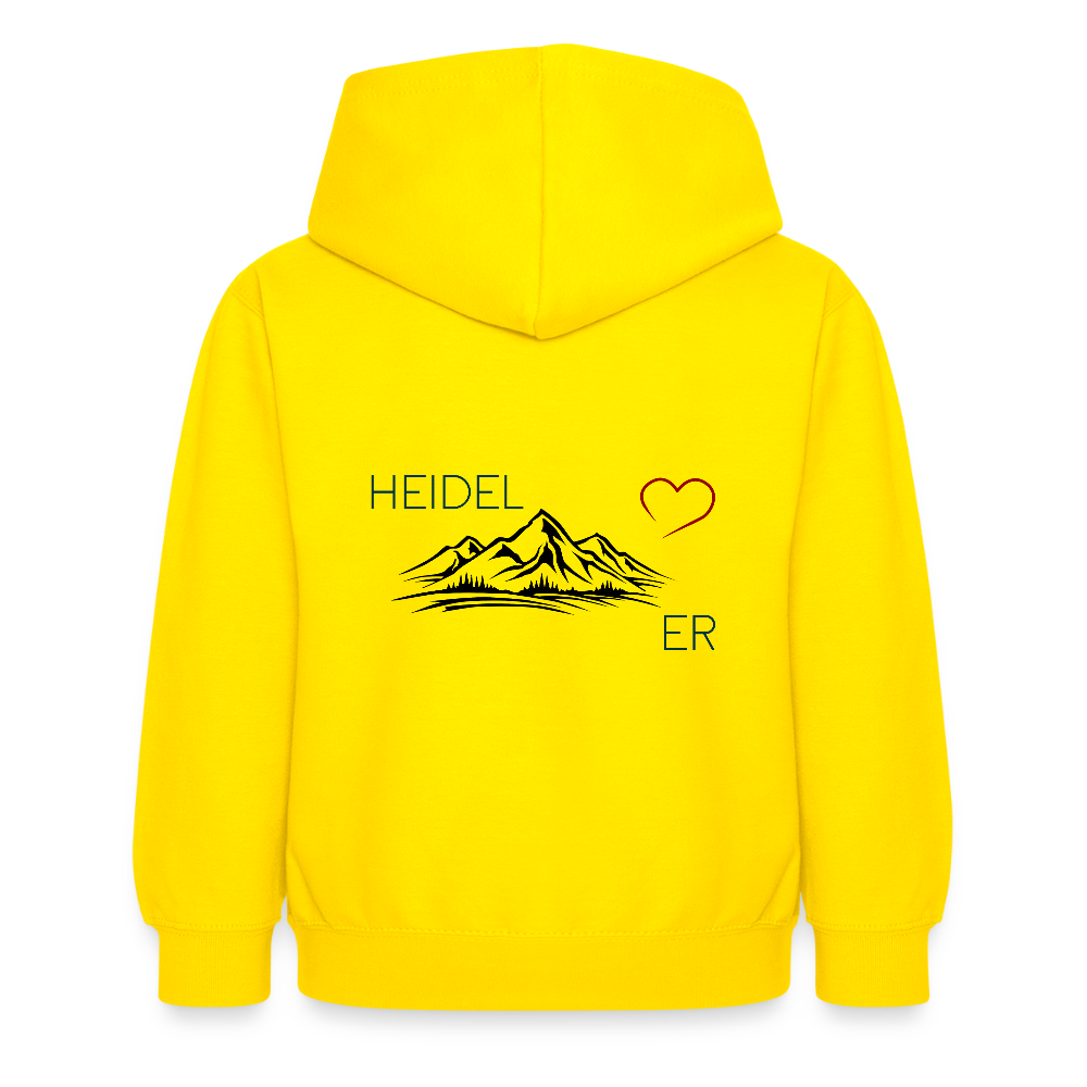 KINDER PREMIUM HOODIE - HEIDEL(BERG)ER TRANSPARENT - Gelb