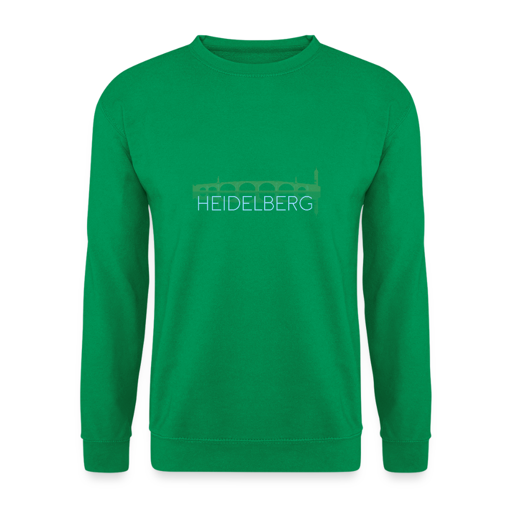UNISEX SWEATSHIRT  - ALTE BRÜCKE HEIDELBERG DARK - Kelly Green