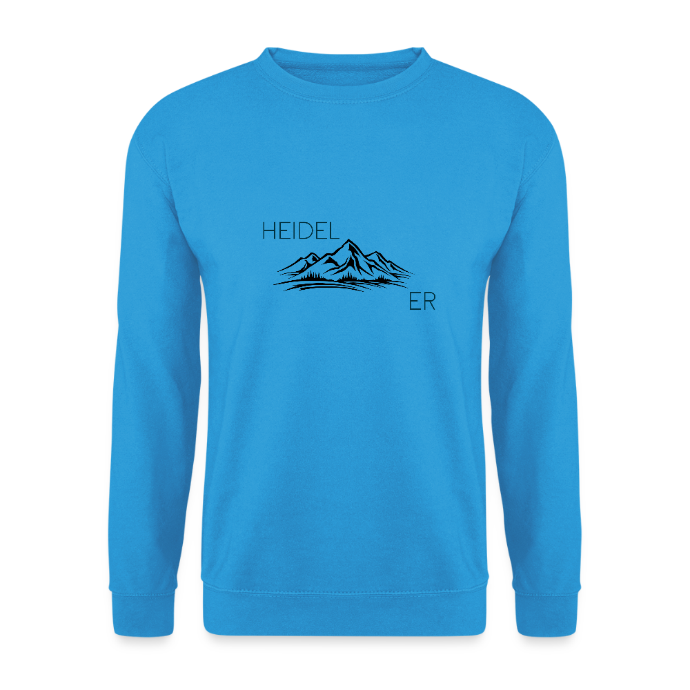 UNISEX SWEATSHIRT - HEIDEL(BERG)ER TRANSPARENT - Meeresblau