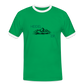 HERREN KONTRAST SHIRT- HEIDEL(BERG)ER TRANSPARENT - Kelly Green/Weiß