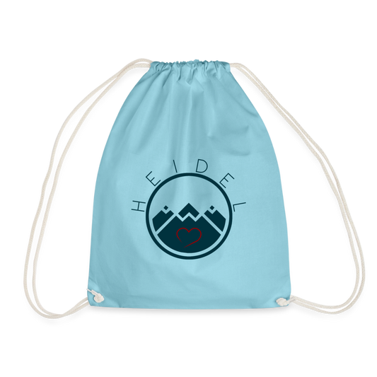 TURNBEUTEL - HEIDELSTORE TRANSPARENT - Aqua