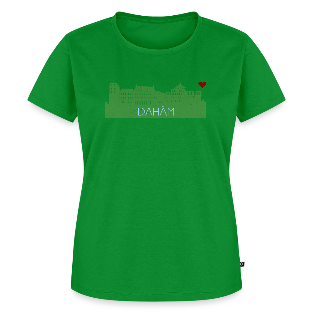 DAMEN ORGANIC SHIRT - HEIDELBERGER SCHLOSS DAHÄM DARK - Grün