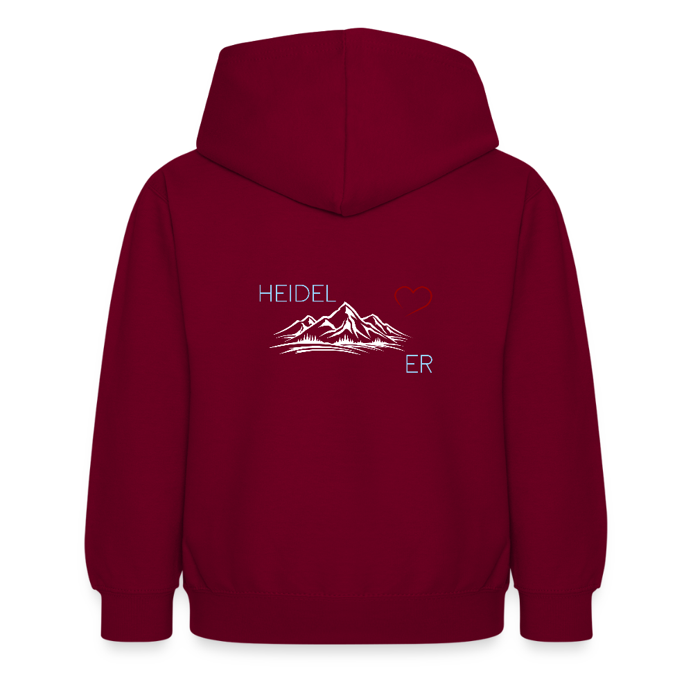 KINDER PREMIUM HOODIE - HEIDEL(BERG)ER DARK - Bordeaux