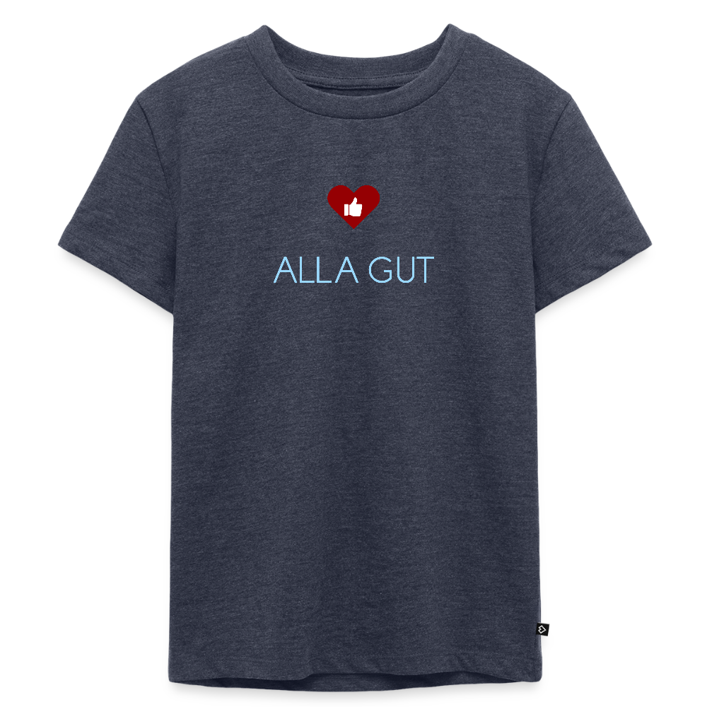 KINDER PREMIUM SHIRT - ALLA GUT DARK - Jeansblau 