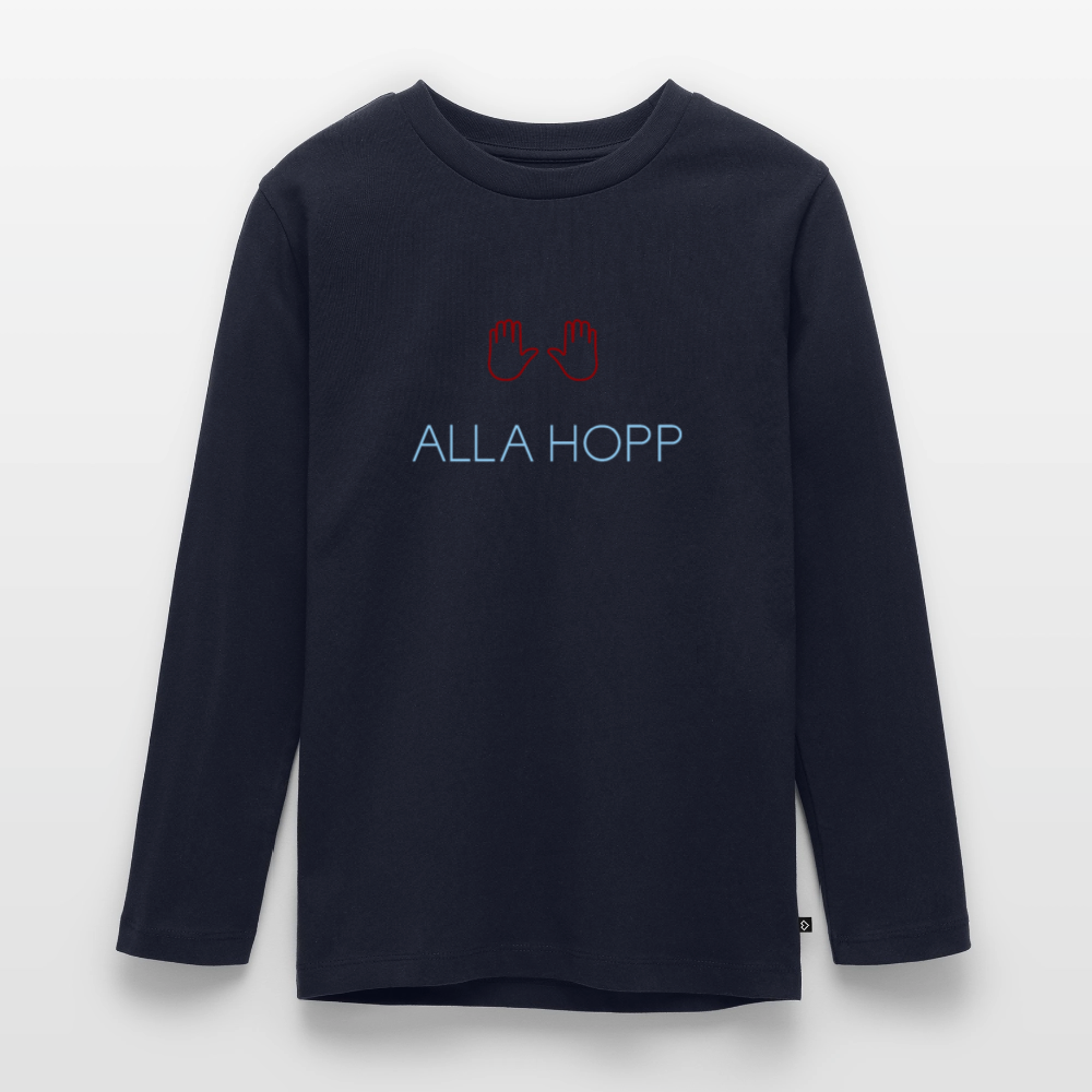 TEENAGER PREMIUM LANGARM SHIRT - ALLA HOPP DARK - Navy