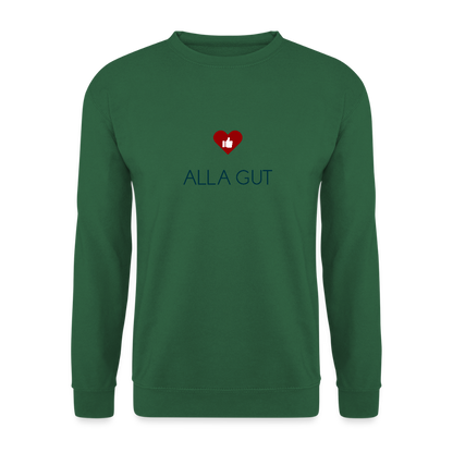 UNISEX SWEATSHIRT - ALLA GUT TRANSPARENT - Grün