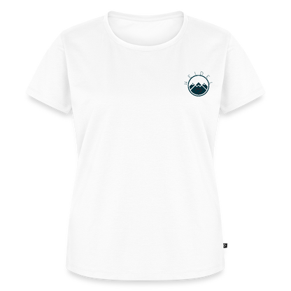 DAMEN ORGANIC SHIRT - HEIDELBERGER SCHLOSS DAHÄM (DESIGN HINTEN) TRANSPARENT - Weiß