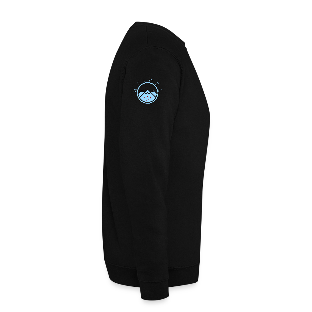 UNISEX SWEATSHIRT - ALLA MOL SEKT TRANSPARENT - Schwarz