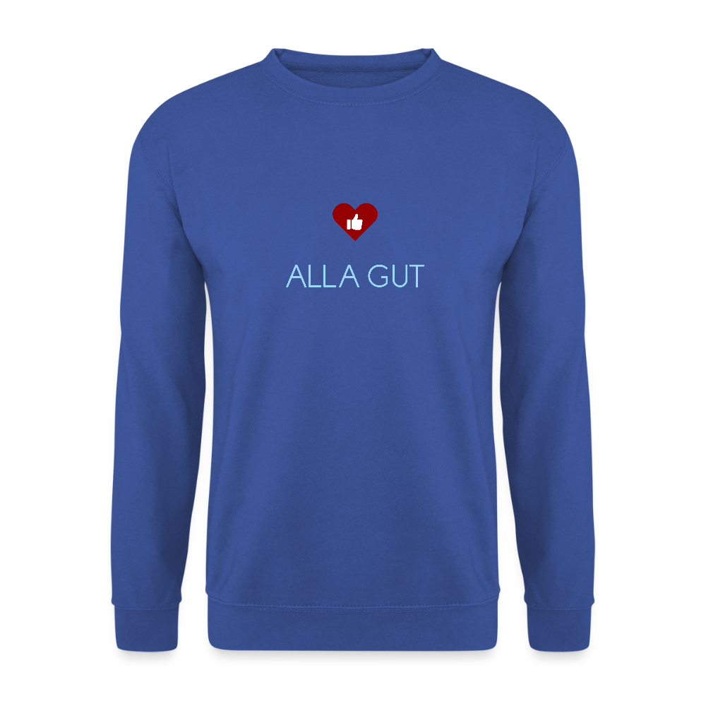 UNISEX SWEATSHIRT - ALLA GUT DARK - Royalblau