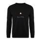 UNISEX SWEATSHIRT - ALLA MOL SEKT TRANSPARENT - Schwarz