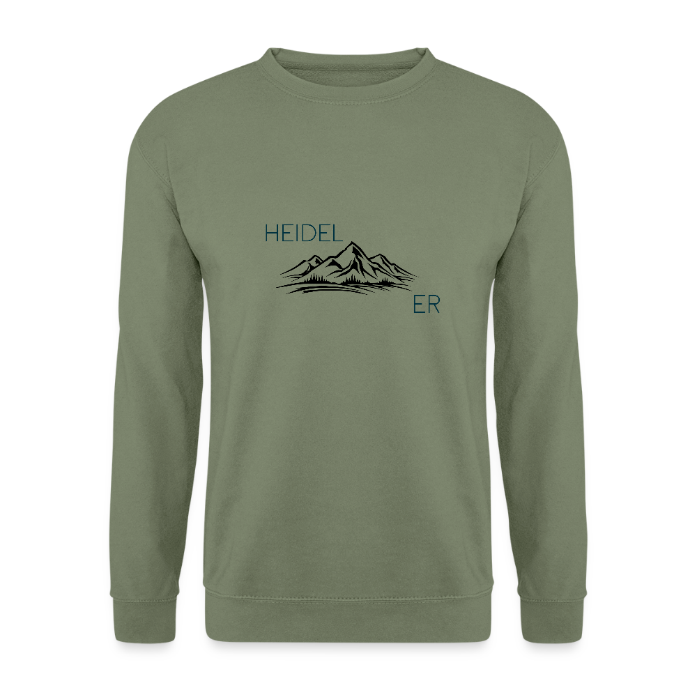 UNISEX SWEATSHIRT - HEIDEL(BERG)ER TRANSPARENT - Armeegrün