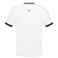 HERREN KONTRAST SHIRT - ALLA MOL DARK - Weiß/Schwarz