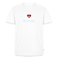 HERREN ORGANIC SHIRT - ALLA GUT DARK - Weiß