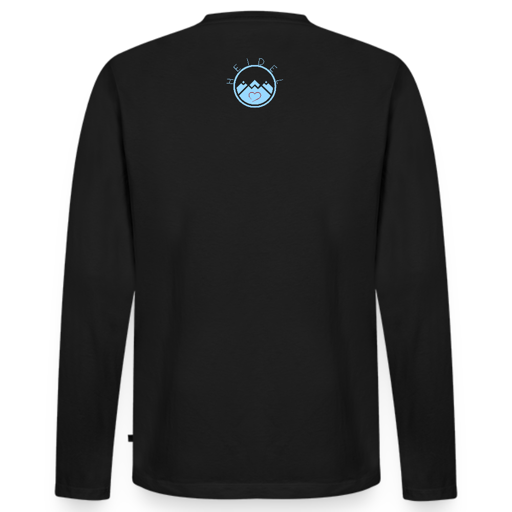 HERREN ORGANIC LANGARM-SHIRT - ALTE BRÜCKE DAHÄM DARK - Schwarz