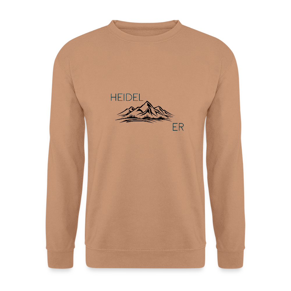 UNISEX SWEATSHIRT - HEIDEL(BERG)ER TRANSPARENT - Mocca