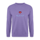 UNISEX SWEATSHIRT - ALLA GUT DARK - Lavendel