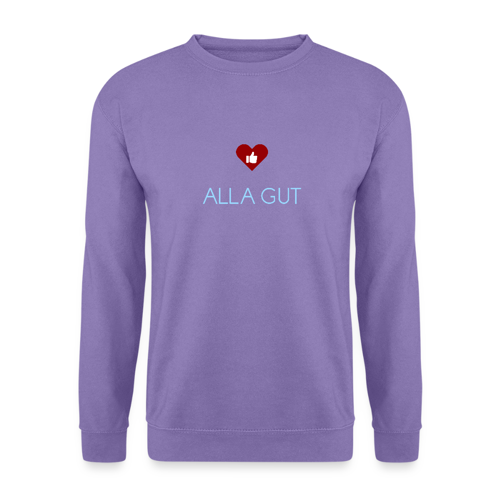 UNISEX SWEATSHIRT - ALLA GUT DARK - Lavendel