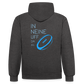UNISEX HOODIE - IN NEINE UFF DA ZEIL RUGBY DARK - Anthrazit/Schwarz