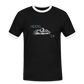 HERREN KONTRAST SHIRT- HEIDEL(BERG)ER DARK - Schwarz/Weiß