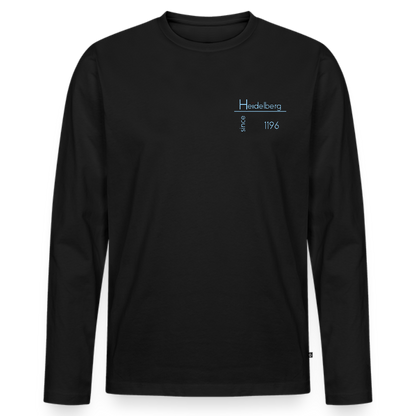 HERREN ORGANIC LANGARM-SHIRT - HEIDELBERG SINCE DARK - Schwarz