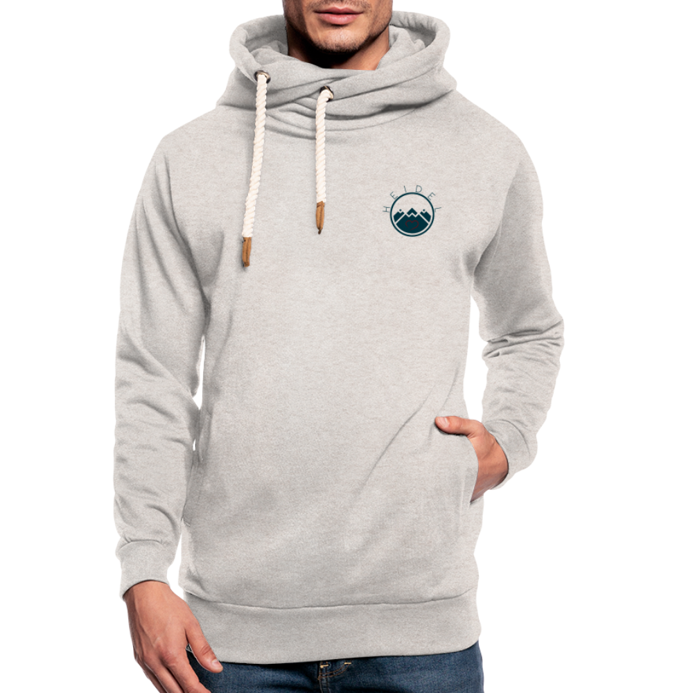 UNISEX HOODIE SCHALKRAGEN - IN NEINE UFF DA ZEIL RUGBY TRANSPARENT - Beige meliert