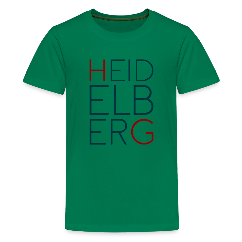 TEENAGER PREMIUM SHIRT - HEIDELBERG TRANSPARENT - Kelly Green