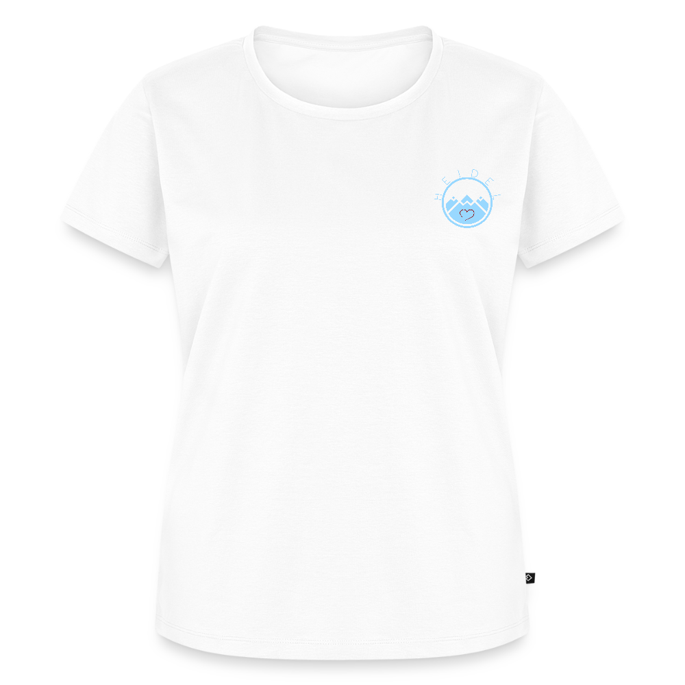 DAMEN ORGANIC SHIRT - HEIDELBERGER SCHLOSS DAHÄM (DESIGN HINTEN) DARK - Weiß