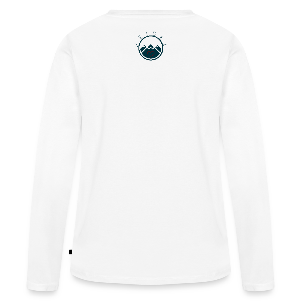 DAMEN ORGANIC LANGARM-SHIRT - ALTE BRÜCKE DAHÄM TRANSPARENT - Weiß