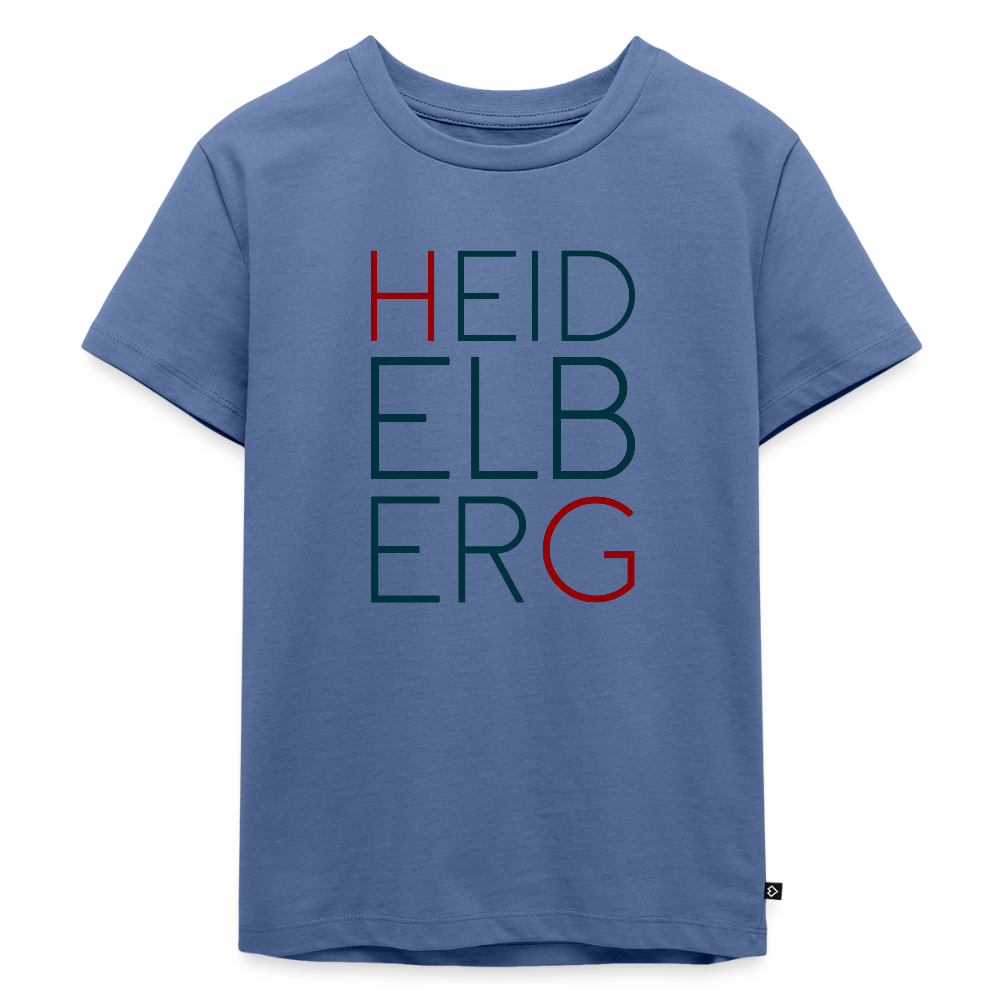 KINDER PREMIUM SHIRT - HEIDELBERG TRANSPARENT - Taubenblau