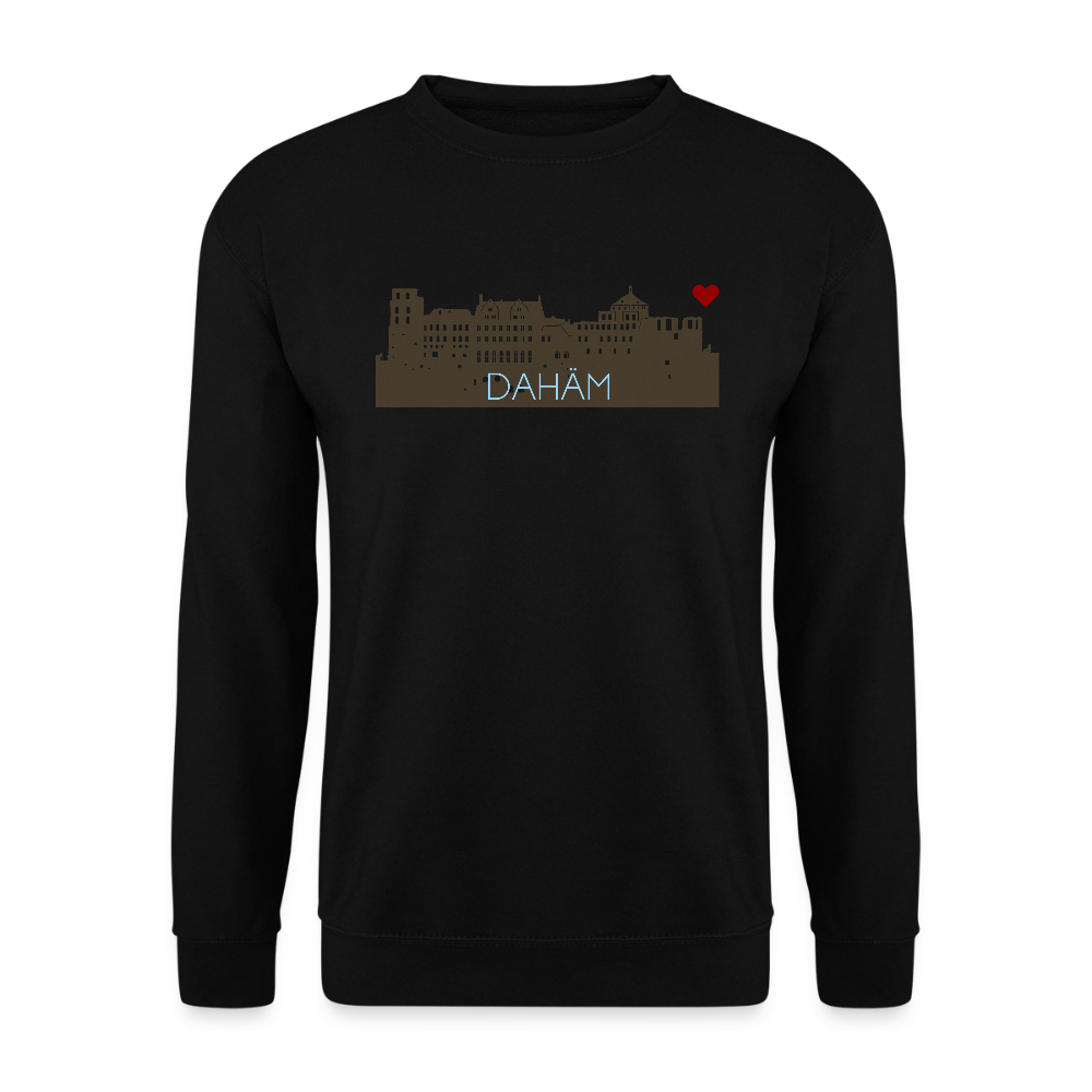 UNISEX SWEATSHIRT - HEIDELBERGER SCHLOSS DAHÄM DARK - Schwarz