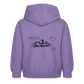 KINDER PREMIUM HOODIE - HEIDEL(BERG)ER TRANSPARENT - Lavendel