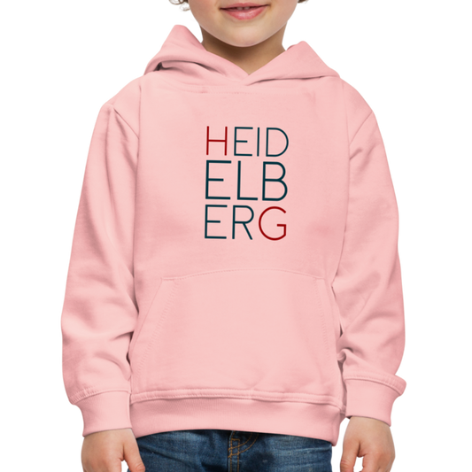 KINDER PREMIUM HOODIE - HEIDELBERG TRANSPARENT - Kristallrosa