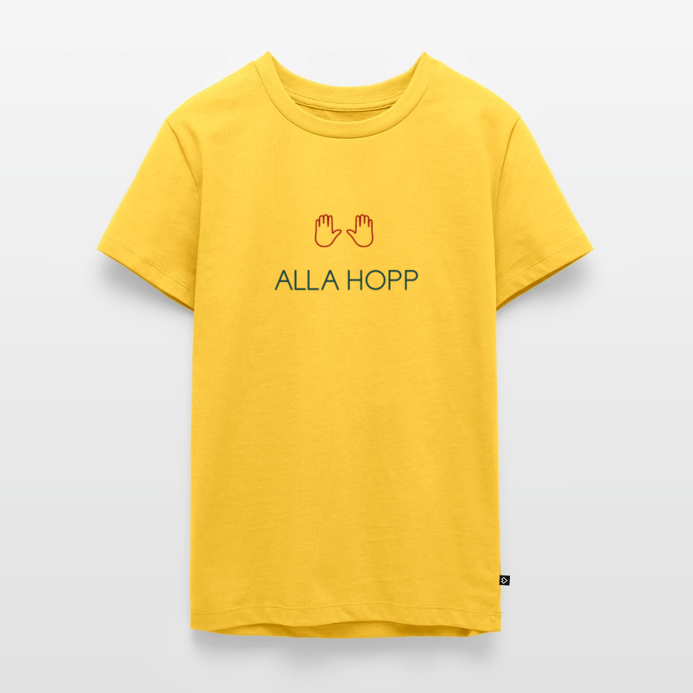 TEENAGER PREMIUM SHIRT - ALLA HOPP TRANSPARENT - Gelb