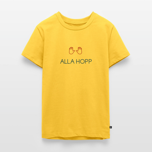 TEENAGER PREMIUM SHIRT - ALLA HOPP TRANSPARENT - Gelb