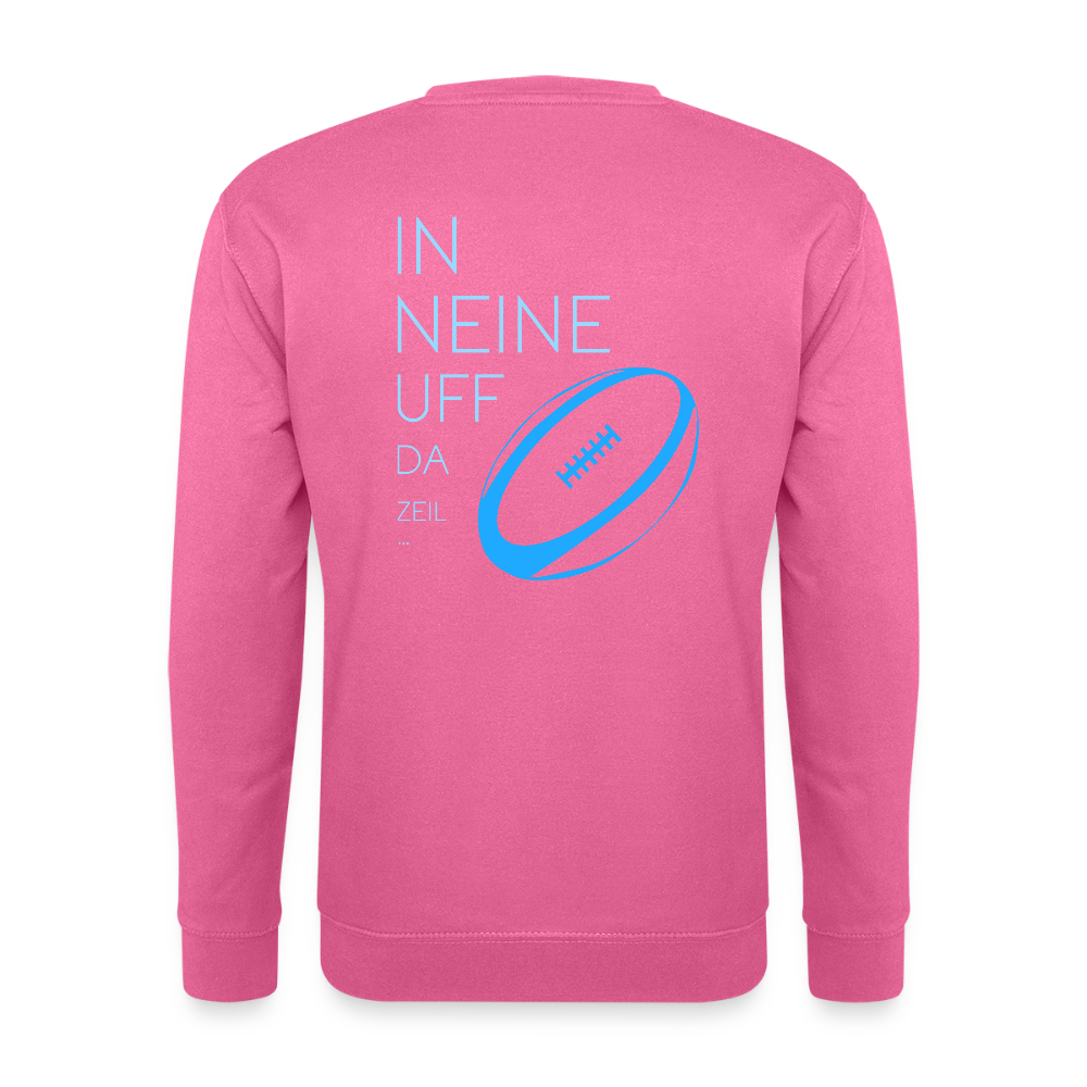 UNISEX SWEATSHIRT - IN NEINE UFF DA ZEIL RUGBY DARK - Pink