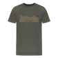 HERREN ORGANIC SHIRT - HEIDELBERGER SCHLOSS DAHÄM TRANSPARENT - Asphalt