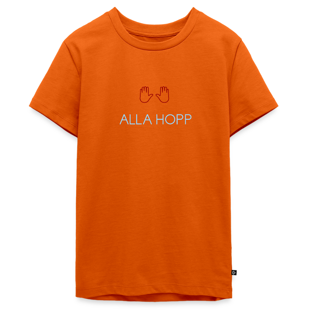 TEENAGER PREMIUM SHIRT - ALLA HOPP DARK - Orange 
