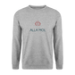 UNISEX SWEATSHIRT - ALLA MOL BIER TRANSPARENT - Weißgrau meliert