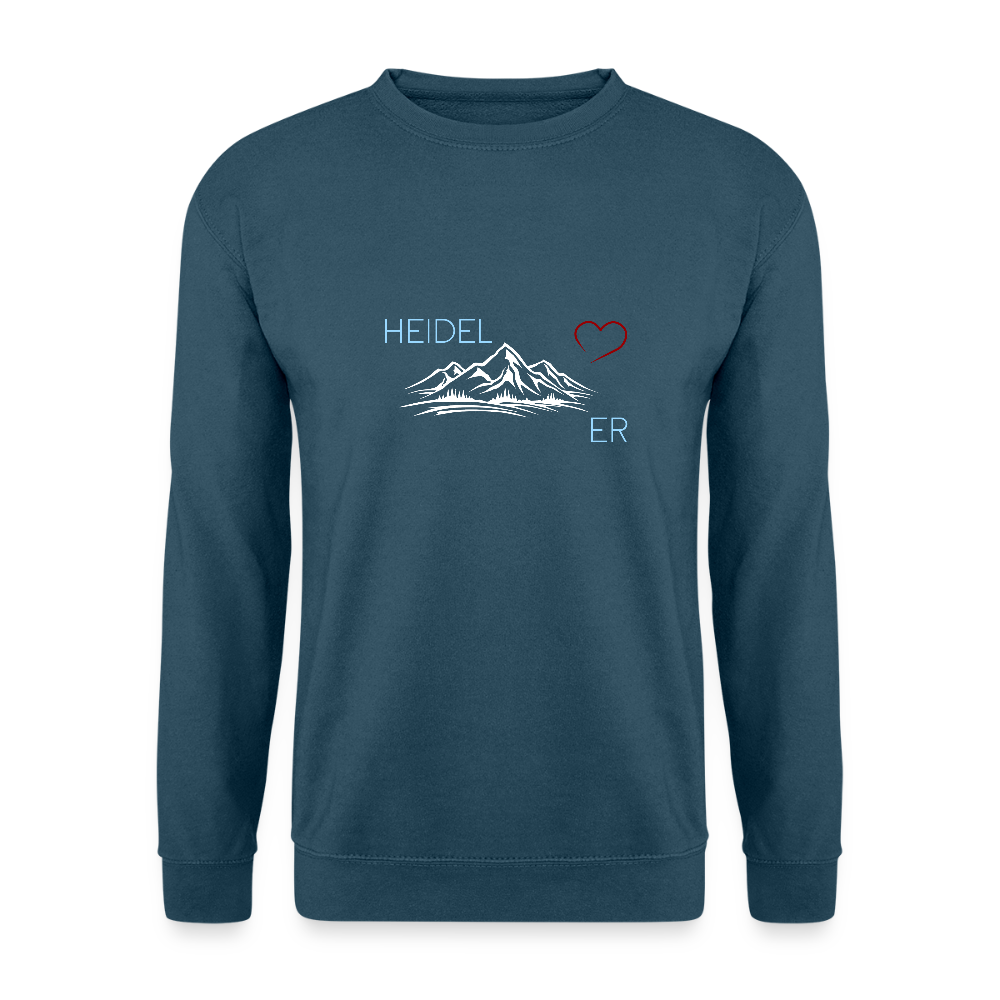 UNISEX SWEATSHIRT - HEIDEL(BERG)ER  MIT HERZ DARK - Indigoblau